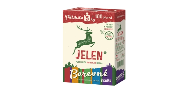 Jelen prášek na barevné 5 kg - 100 PD                                                                                                                                                                                                                     